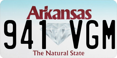 AR license plate 941VGM