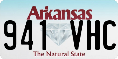 AR license plate 941VHC