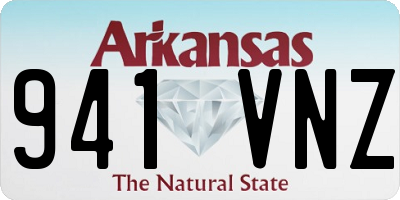 AR license plate 941VNZ