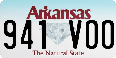 AR license plate 941VOO