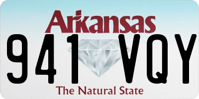 AR license plate 941VQY