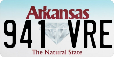 AR license plate 941VRE