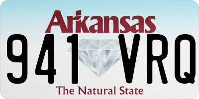 AR license plate 941VRQ