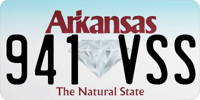 AR license plate 941VSS