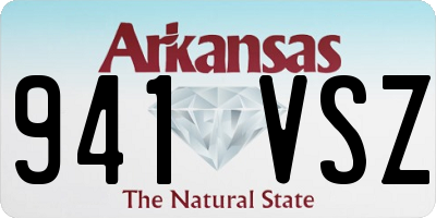 AR license plate 941VSZ
