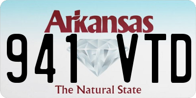 AR license plate 941VTD