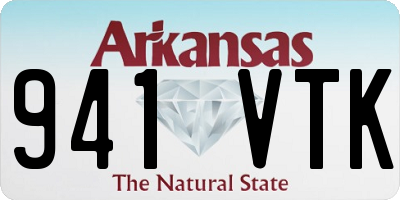 AR license plate 941VTK