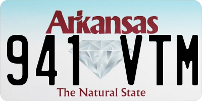 AR license plate 941VTM