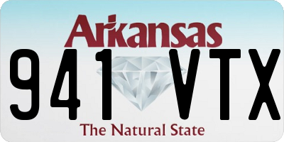 AR license plate 941VTX