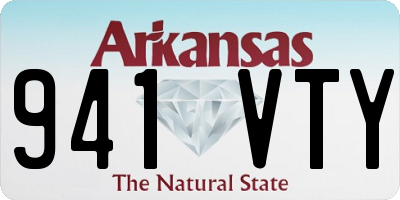AR license plate 941VTY