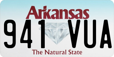 AR license plate 941VUA