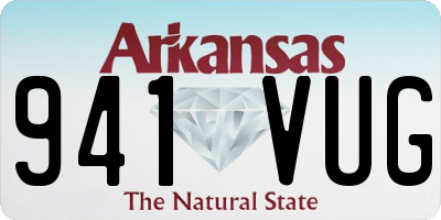 AR license plate 941VUG