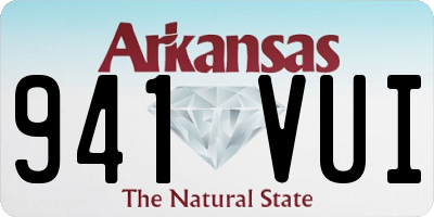 AR license plate 941VUI