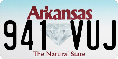 AR license plate 941VUJ