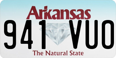 AR license plate 941VUO