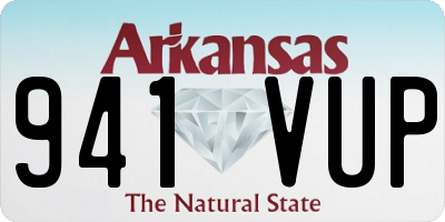 AR license plate 941VUP