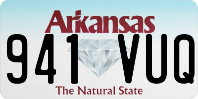 AR license plate 941VUQ