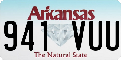 AR license plate 941VUU