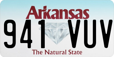 AR license plate 941VUV