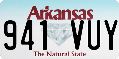 AR license plate 941VUY