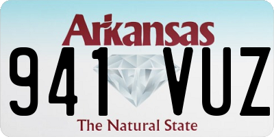 AR license plate 941VUZ