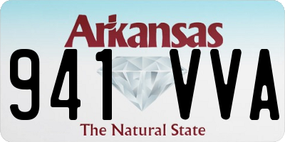 AR license plate 941VVA