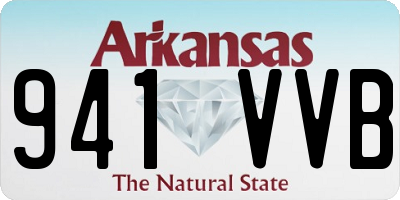 AR license plate 941VVB