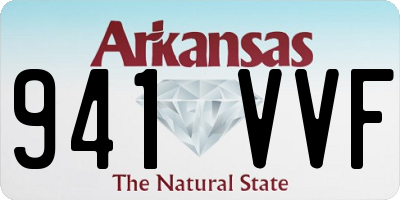 AR license plate 941VVF