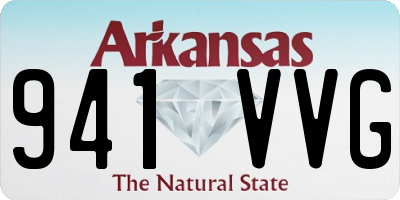 AR license plate 941VVG