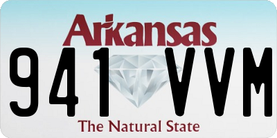 AR license plate 941VVM