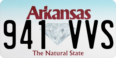 AR license plate 941VVS