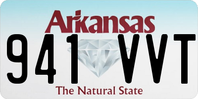 AR license plate 941VVT