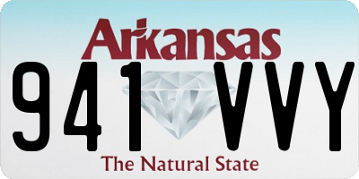 AR license plate 941VVY
