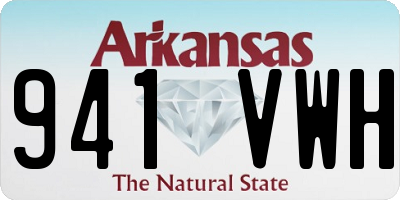 AR license plate 941VWH