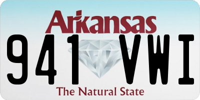 AR license plate 941VWI