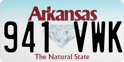 AR license plate 941VWK