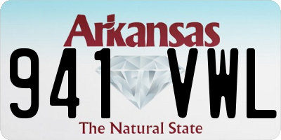 AR license plate 941VWL