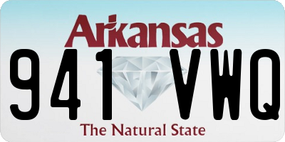 AR license plate 941VWQ
