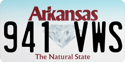 AR license plate 941VWS