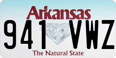 AR license plate 941VWZ