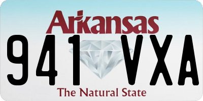 AR license plate 941VXA
