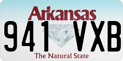 AR license plate 941VXB