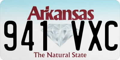AR license plate 941VXC