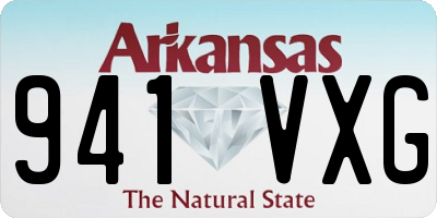 AR license plate 941VXG