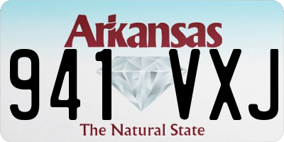 AR license plate 941VXJ