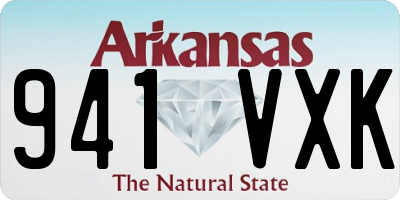 AR license plate 941VXK