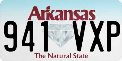 AR license plate 941VXP