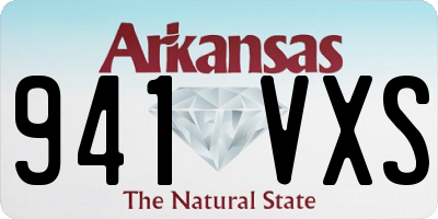AR license plate 941VXS