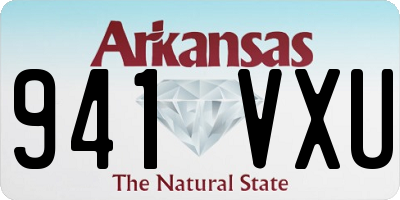 AR license plate 941VXU