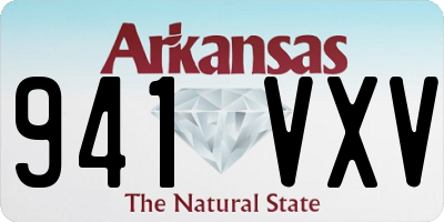 AR license plate 941VXV